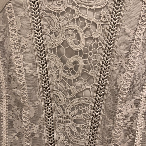 TopShop dress. Lace. Grey. Size US 4. - Picture 6 of 6
